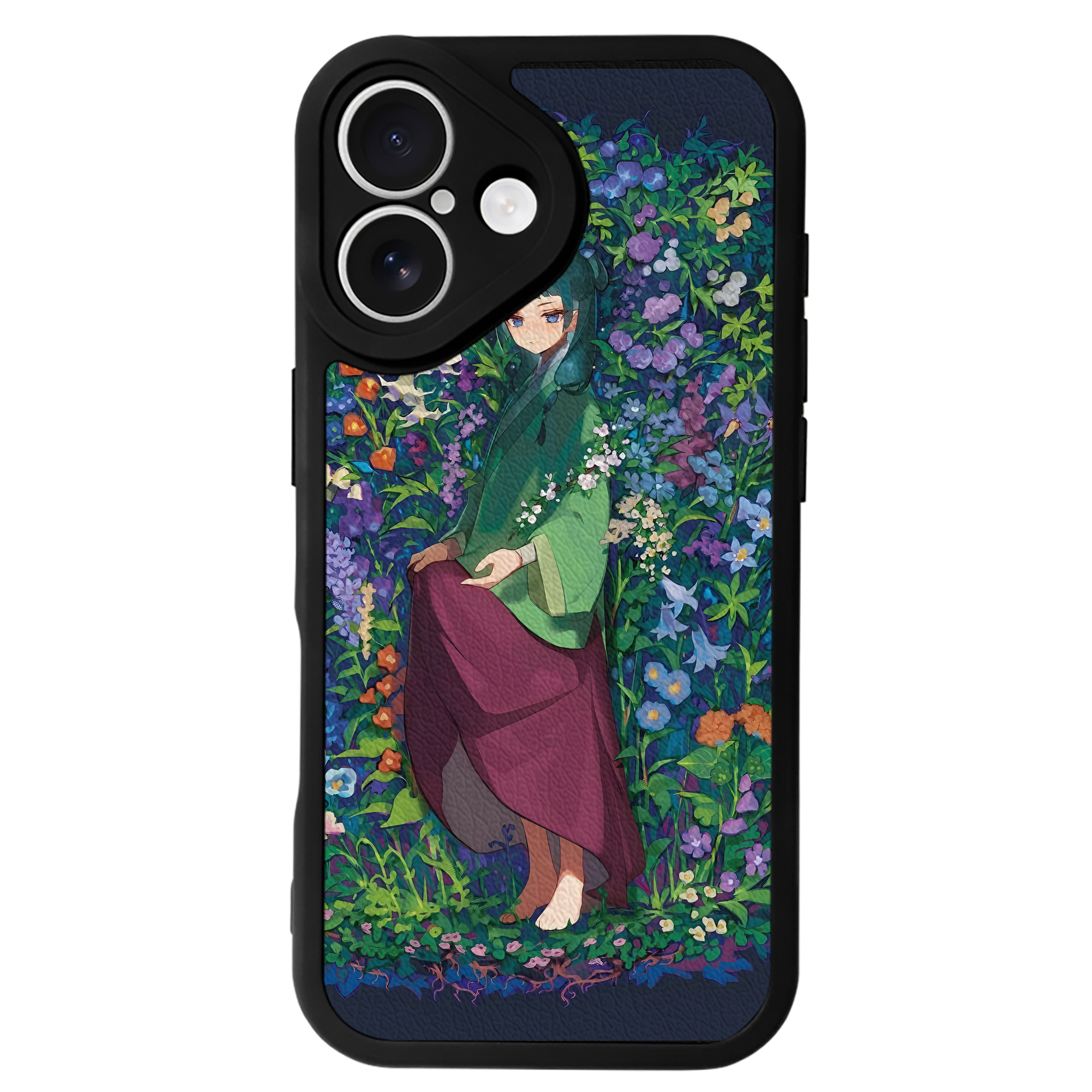 （画像用） 薬屋のひとりごと The Apothecary Diaries 【iPhone 16シリーズ対応】シリコンスマホケース（レザー調） 材質：シリコン